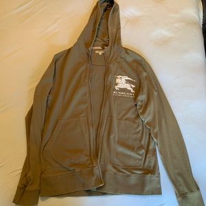 Burberry zip up hoodie
